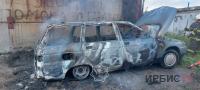 Автомобиль сгорел в Павлодаре